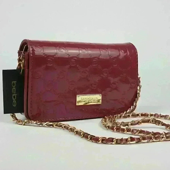 bebe Handbags - Bebe Womens Dana Embossed Crossbody Bag NWT $69